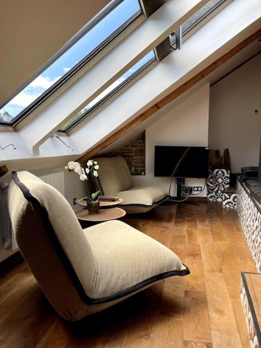 דירות Loft A Pont-Aven, Vue Panoramique Sur L'Aven מראה חיצוני תמונה